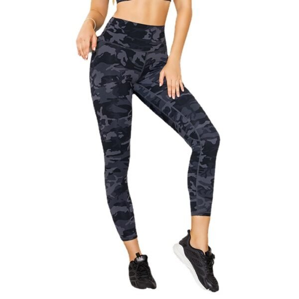 Camouflage Print Gym Trainer Sports Yoga Wear - Image 4