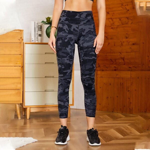 Camouflage Print Gym Trainer Sports Yoga Wear